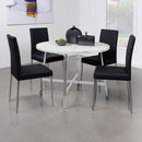 120400 Coaster Carrara Faux Marble dining table