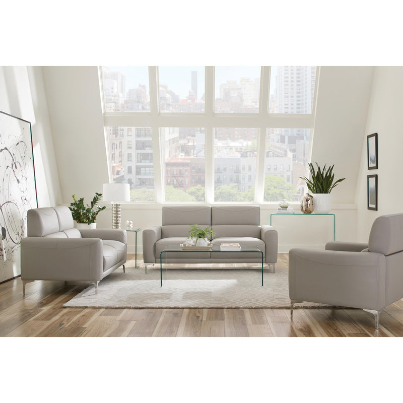 Coaster Furniture Glenmark 509731 2 pc Stationary Living Room Set IMAGE 2