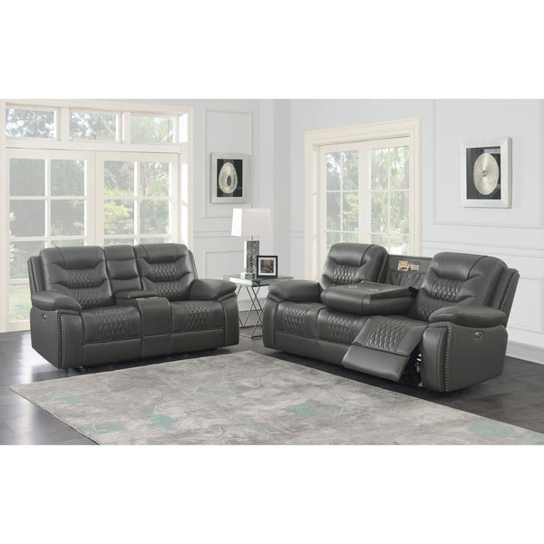 Coaster Furniture Flamenco 610204P 2 pc Power Reclining Living Room Set IMAGE 1