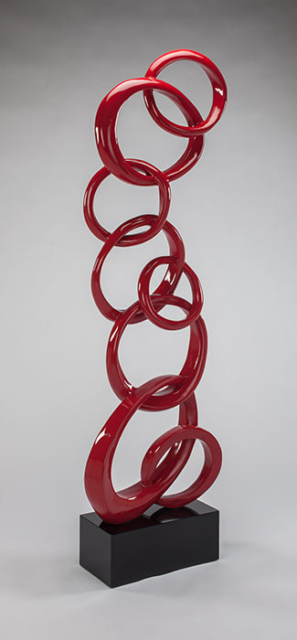Red Ring Sculpture