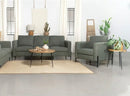 Tilly 2PC Sofa&Chair in Sage Herringbone Fabric 509904