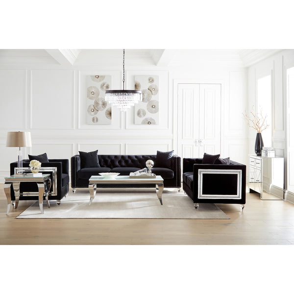 Coaster Furniture Delilah 509361-S3 3 pc Living Room Set IMAGE 1