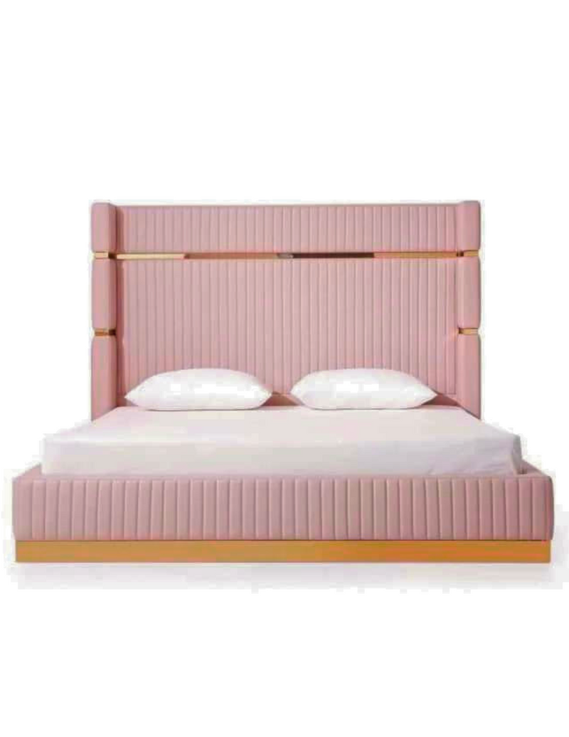 Yana Pink Queen Bed