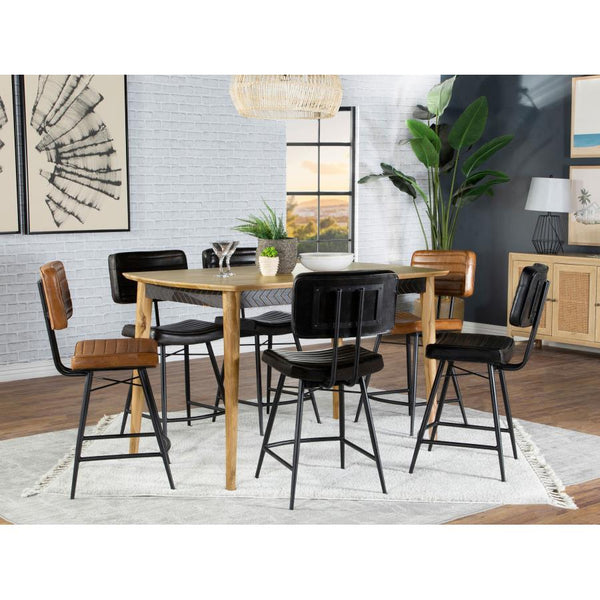 Coaster Furniture Partridge 110578-S7 7 pc Counter Height Dining Set IMAGE 1
