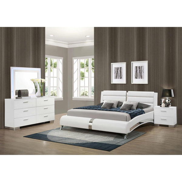 Coaster Furniture Felicity 300345KE-S4L 6 pc King Upholstered Bedroom Set IMAGE 1