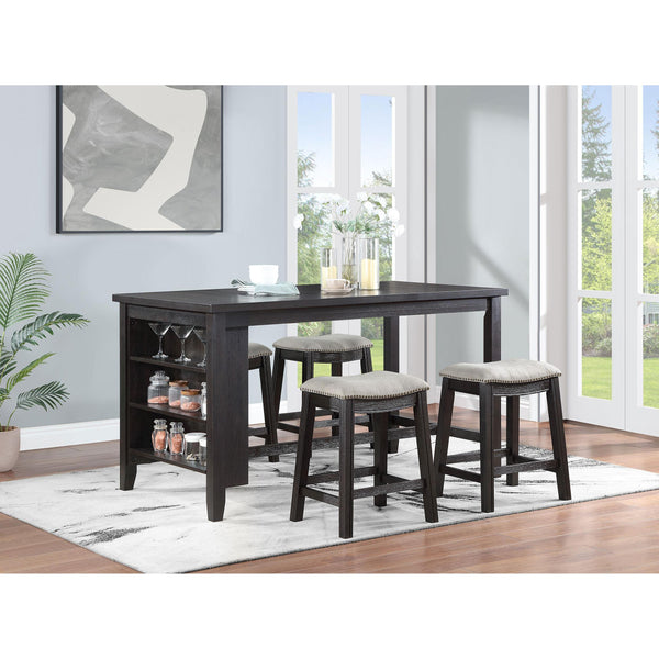 Coaster Furniture Elliston 121168-S5 5 pc Counter Height Dining Set IMAGE 1