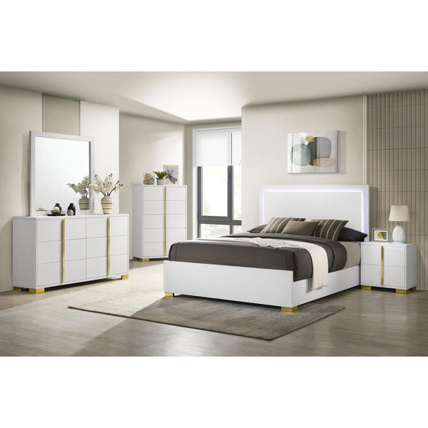  Coaster Furniture Marceline 222931KE-S5 7 pc King Panel Bedroom Set IMAGE 1
