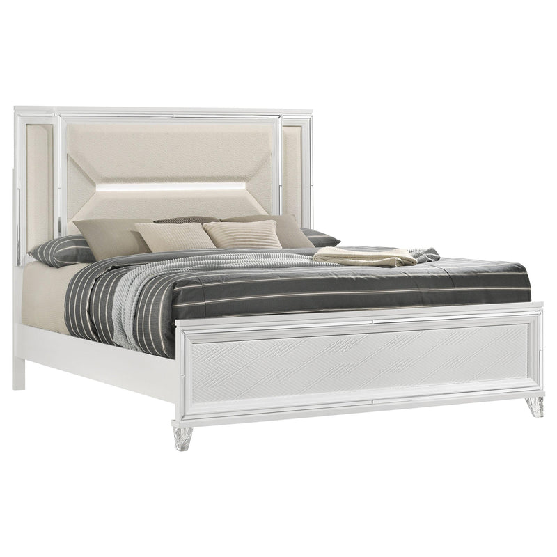  Coaster Furniture Marmore 224961KE-S5 7-piece King Panel Bedroom Set IMAGE 2