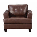 Coaster Furniture Samuel Stationary Bonded Leather Chair 504073 IMAGE 2