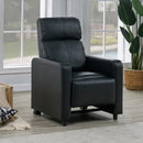  Coaster Furniture Toohey 600181 Upholstered Home Theater Push Back Recliner - Black IMAGE 10