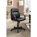  Coaster Furniture Minato 800049 Upholstered Adjustable Home Office Desk Chair - Black IMAGE 2