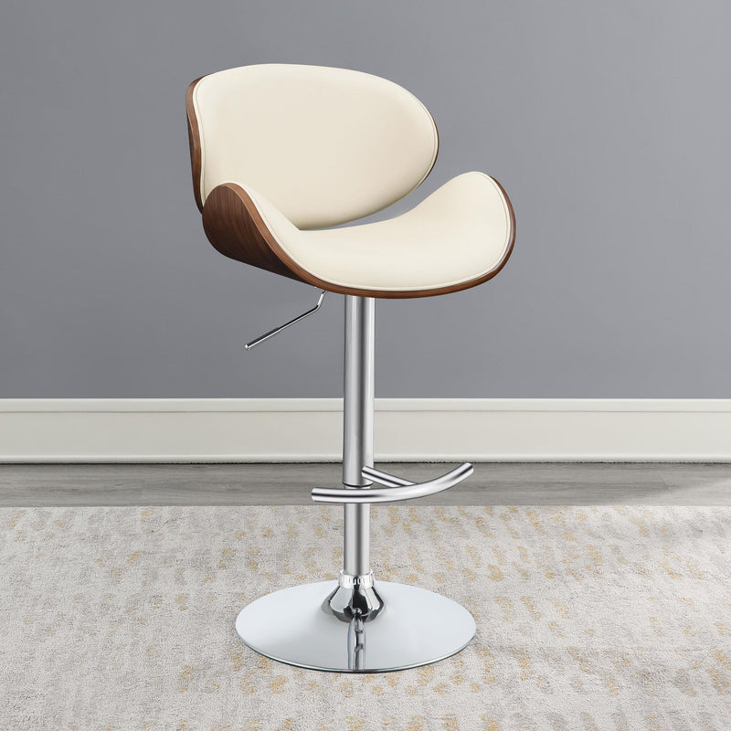  Coaster Furniture Harris 130505 Adjustable Bar Stool - Ecru and Chrome IMAGE 9