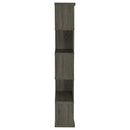  Coaster Furniture Joey 800552 71-inch 5-shelf Bookshelf - Weathered Grey IMAGE 4