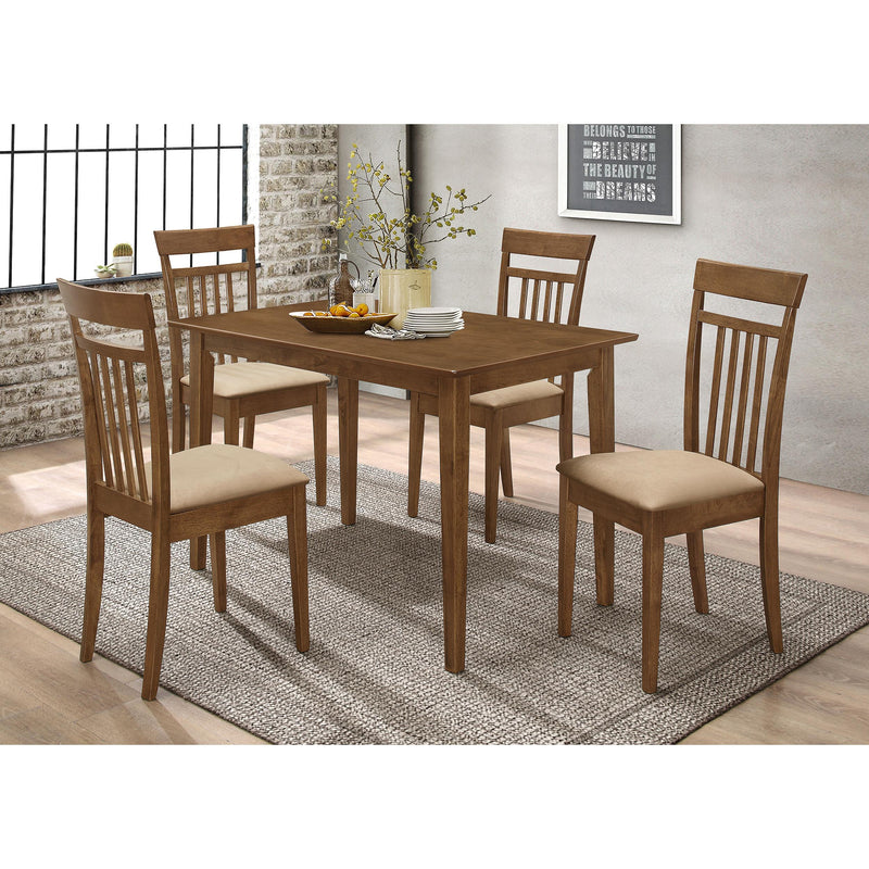  Coaster Furniture Robles 150430 5-piece Rectangular Dining Table Set - Chestnut IMAGE 14