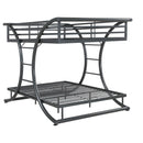  Coaster Furniture Stephan 460078 Metal Full Over Full Bunk Bed - Gunmetal IMAGE 1
