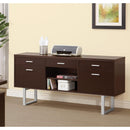  Coaster Furniture Lawtey 801522 5-Drawer Home Office Storage Credenza - Cappuccino IMAGE 8