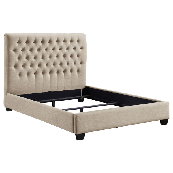 Coaster Furniture Chloe Full Upholstered Platform Bed 300007F IMAGE 1