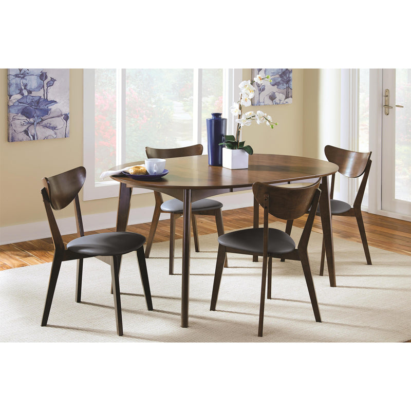 Coaster Furniture Oval Malone Dining Table 105361 IMAGE 4