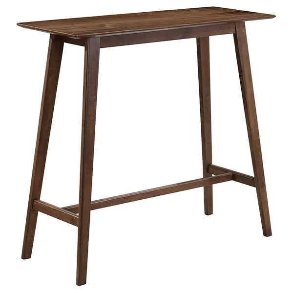 Coaster Furniture Finnick 101436 Rectangular 47-inch Pub Height Bar Table - Walnut IMAGE 1