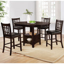  Coaster Furniture Lavon 102888 7 pc Counter Height Dining Set IMAGE 1