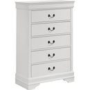  Coaster Furniture Louis Philippe 202441Q-S5 7 pc Queen Sleigh Bedroom Set IMAGE 6