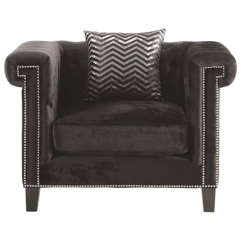 Coaster Furniture Reventlow Stationary Fabric Chair 505819 IMAGE 2