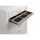  Coaster Furniture Miranda 205115 5-Drawer Bedroom Chest - White IMAGE 11
