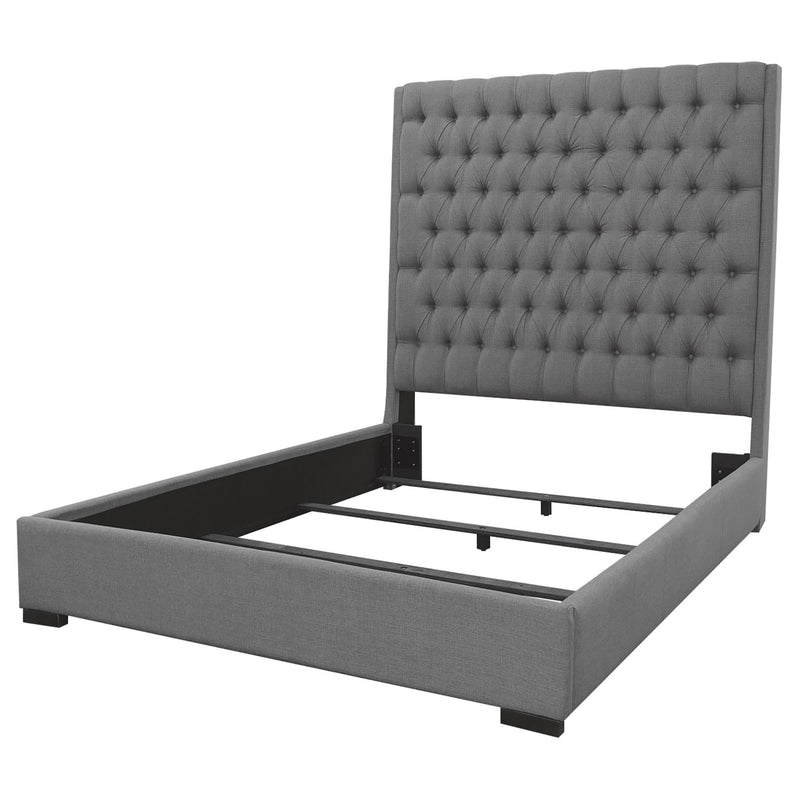 Coaster Furniture Camille Queen Upholstered Platform Bed 300621Q IMAGE 3