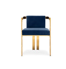 L016 Monte Carlo Blue Dining Chair