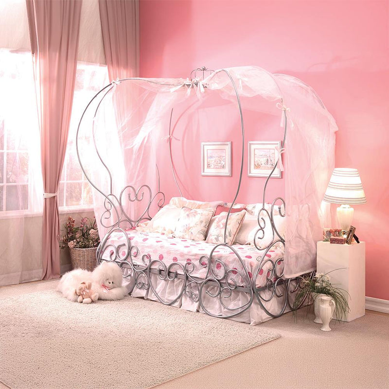 Acme Furniture Priya 37190T Twin Bed with Canopy IMAGE 7