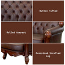 Acme Furniture Vendome 52000 Oversized Sofa with 4 Pillows IMAGE 9