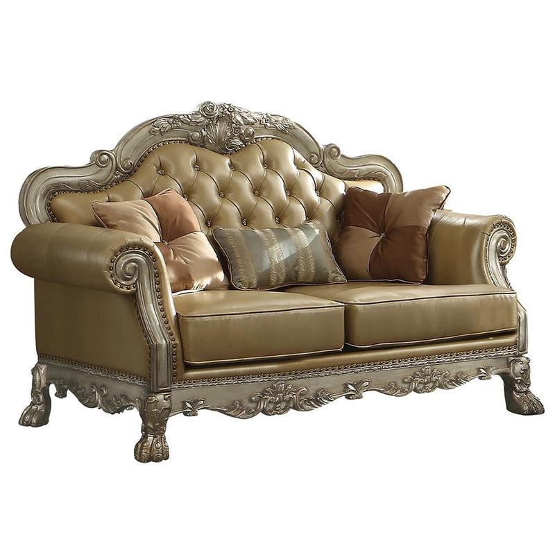 Acme Furniture Dresden 53161 Loveseat with 3 Pillows IMAGE 3