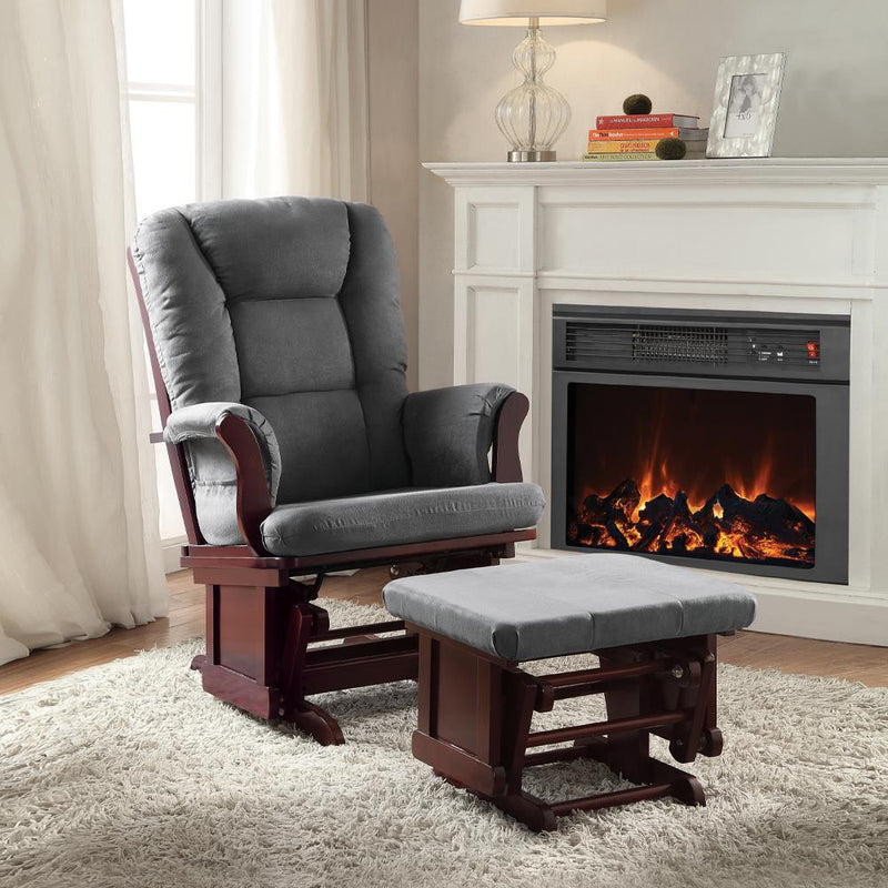 Acme Furniture Aeron 59338 Glider Chair & Ottoman IMAGE 7