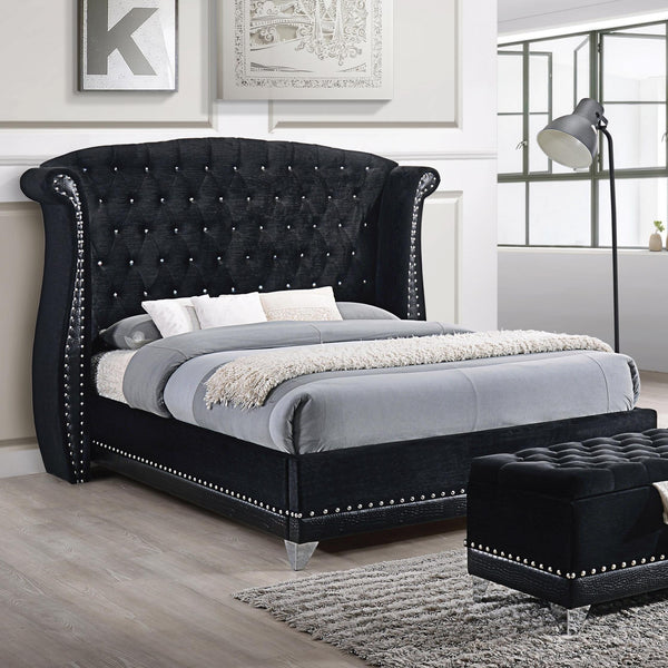 Coaster Furniture Barzini California King Upholstered Bed 300643KW IMAGE 1