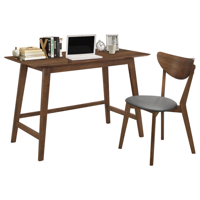 Coaster Furniture Karri 801095 2-piece Home Office Computer Desk and Chair Set - Walnut IMAGE 1