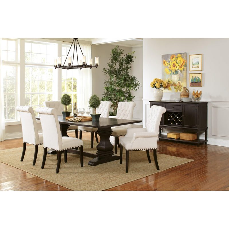Coaster Furniture Parkins Dining Table with Pedestal Base 107411 IMAGE 2