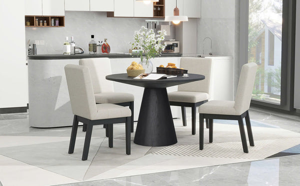 D2600 Dining Table + 4 Chair Set