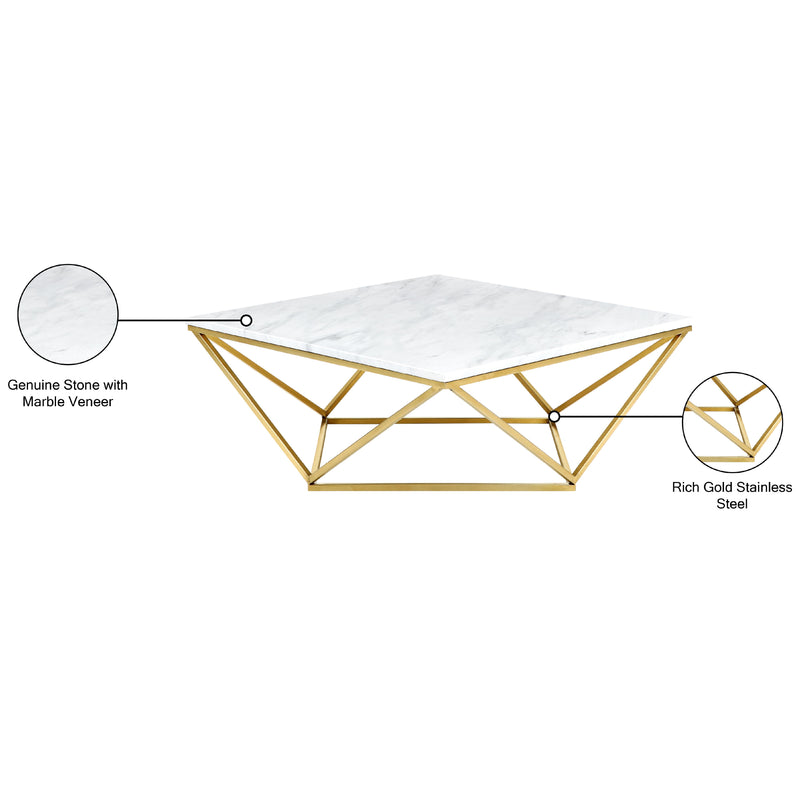 Meridian Mason Gold Coffee Table IMAGE 4