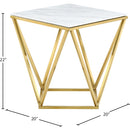 Meridian Mason Gold End Table IMAGE 3