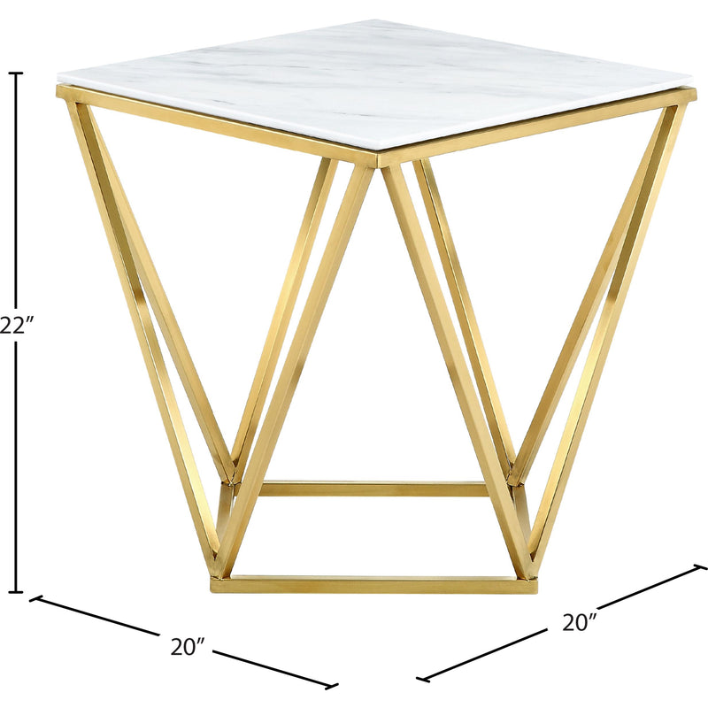 Meridian Mason Gold End Table IMAGE 3