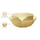 Meridian Gemma Gold Coffee Table IMAGE 4