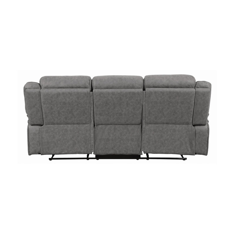 Coaster Furniture Higgins Reclining Leatherette Sofa 602261 IMAGE 4