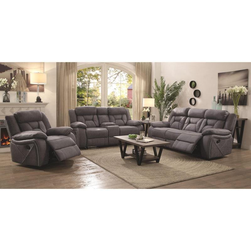 Coaster Furniture Higgins Reclining Leatherette Sofa 602261 IMAGE 8