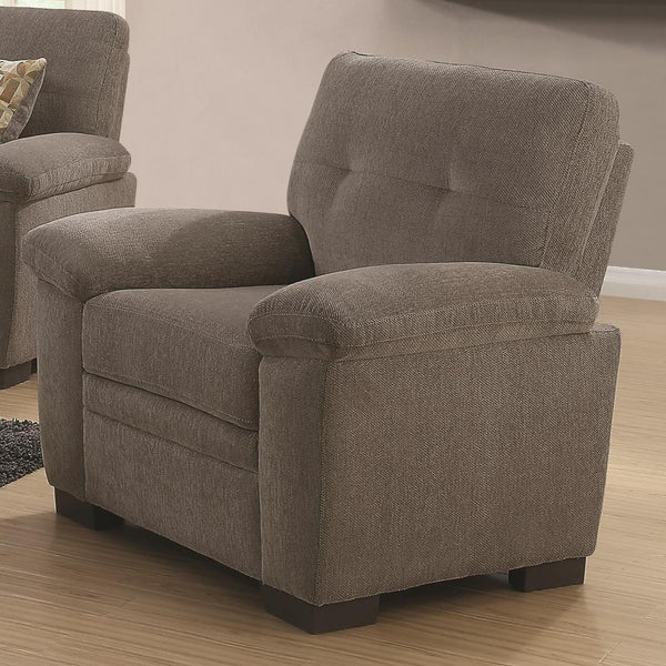 Coaster Furniture Fairbairn Stationary Fabric Chair 506583 IMAGE 1