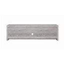  Coaster Furniture Burke 701025 2-door Engineered Wood 71" TV Stand - Grey Driftwood IMAGE 3