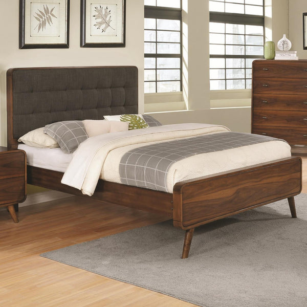 Coaster Furniture Robyn Queen Upholstered Panel Bed 205131Q IMAGE 1