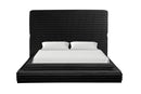 Mariah Black Queen Platform Bed