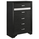  Coaster Furniture Miranda 206365 5-Drawer Bedroom Chest - Black IMAGE 1