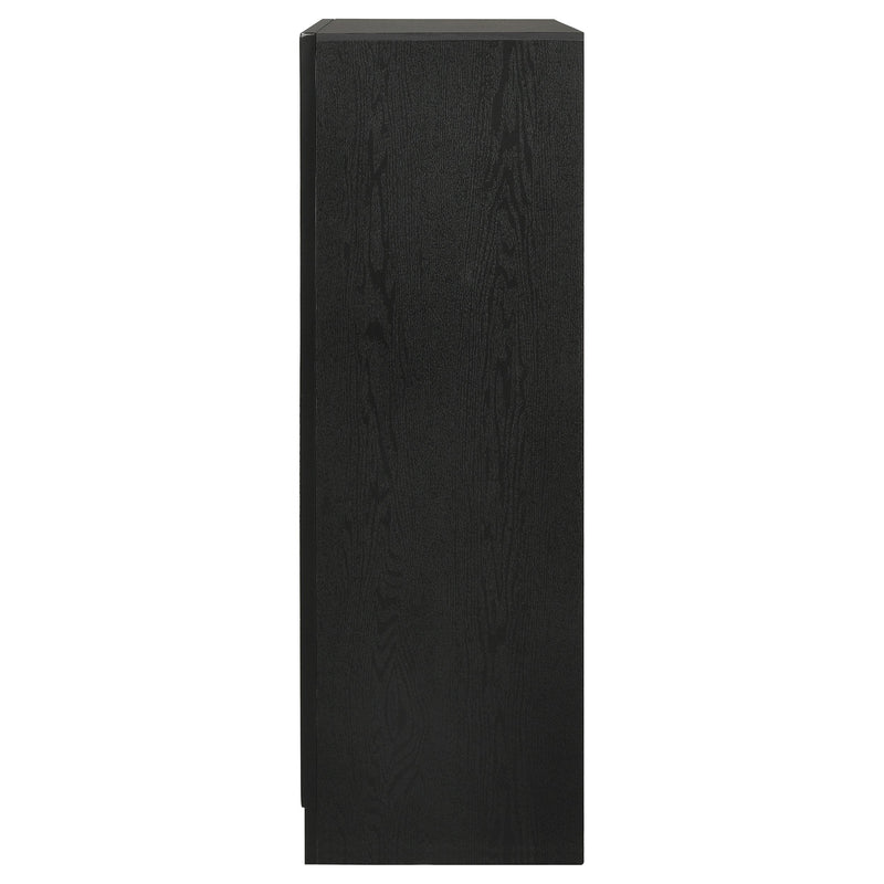  Coaster Furniture Miranda 206365 5-Drawer Bedroom Chest - Black IMAGE 4