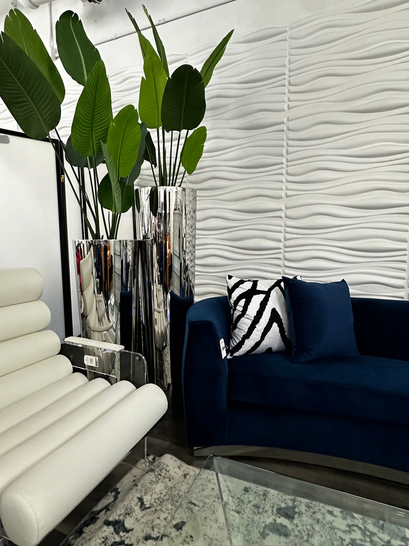 Luxe Mirror Silver Vase 40*40*113 - Large-(PRE-ORDERS AVAILABLE MAY!!!)(RESTOCK IN JUNE)
